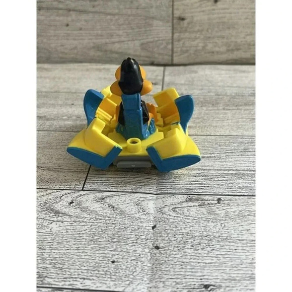 VTG Looney Tunes Quack-Up Car Toy McDonalds 1993 Daffy's Splitting Sportster - Picture 3 of 5